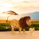 BePuzzled 3D Crystal Puzzle Lion And Baby