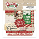 Cardstock ephemera set with Christmas-themed designs and 'PHOTOPLAY' branding.