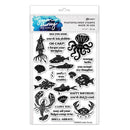 Simon Hurley create. Clear Stamps 6"x 9" - Under The Sea