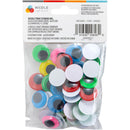 CousinDIY Paste-On Wiggle Eyes 20mm 50/Pkg Black