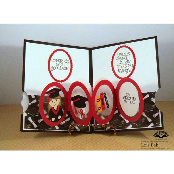 Karen Burniston - Clear Photopolymer Stamps - Grad Greetings