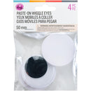 CousinDIY Paste-On Wiggle Eyes 50mm 4/Pkg Black