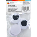 CousinDIY Paste-On Wiggle Eyes 40mm 6/Pkg Black