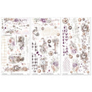 49 And Market Rub-On Transfer Set 6"X12" Echoes Of Time