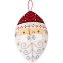 Bucilla Felt Ornaments Applique Kit Set Of 6 Santa's Nordic Set
