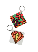 Artesprix Sublimation Key Chains - Metal 2/Pkg