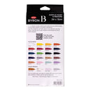 Jasart Byron Acrylic Paint & Medium 15ml Set 24 Pack