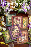 Poppy Crafts Burnt Edge Scrap Paper Pack - Garden of Memories 4 - 50pcs