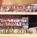 Poppy Crafts Bookshelf Sticker Roll - Bright Books