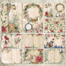 Poppy Crafts Festive Scrap Paper - Holly 8pcs*