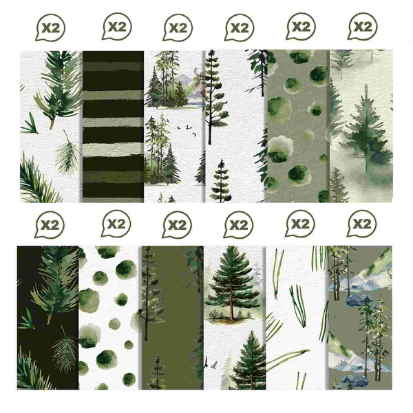 Poppy Crafts 12"x12" Christmas Collection Paper Pack