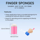 Universal Crafts Sponge Daubers & Storage Case 41pcs - Multi-Colour