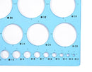 Universal Crafts Circle Sizer Ruler - Blue