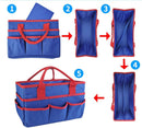 Universal Crafts Multi-Pocket Craft Caddy - Blue