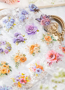 Poppy Crafts Flower Sticker Roll - Colourful Poppies