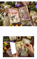 Poppy Crafts Burnt Edge Scrap Paper Pack - Garden of Memories 6 - 50pcs