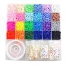 Poppy Crafts Clay & Letter Bead Kit 6000pcs