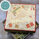 Craft Consortium The Collector - Used Stamps - Rub on Transfers