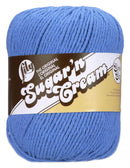 Lily Sugar'n Cream Yarn - Solids Super Size - Blueberry