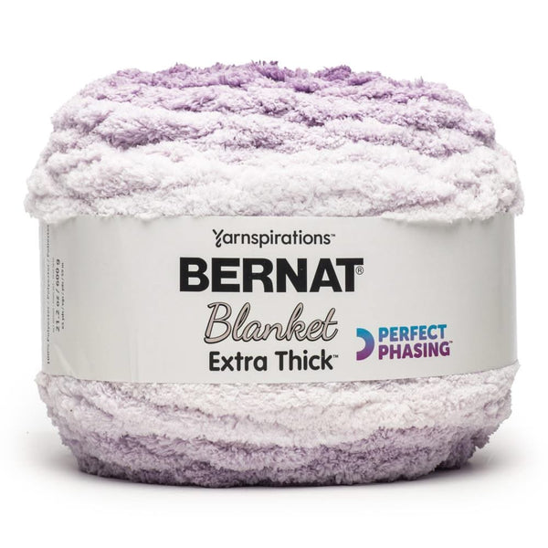 Bernat Blanket Extra Thick Perfect Phasing Yarn - Purple Sunset