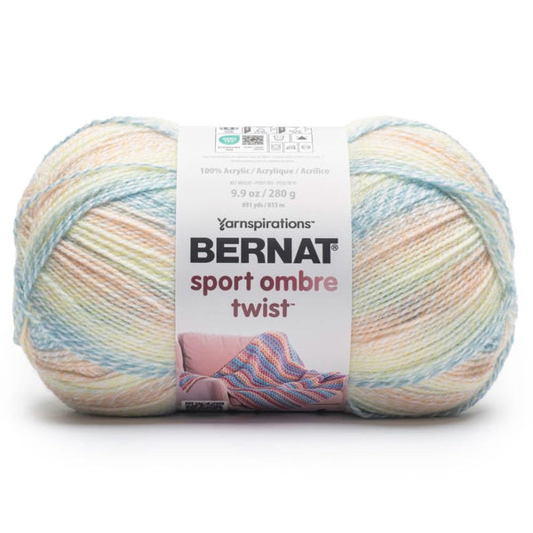 Bernat Sport Ombre Twist Yarn Pastel