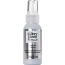FolkArt Gallery Glass Paint 2oz - Metallic Platinum