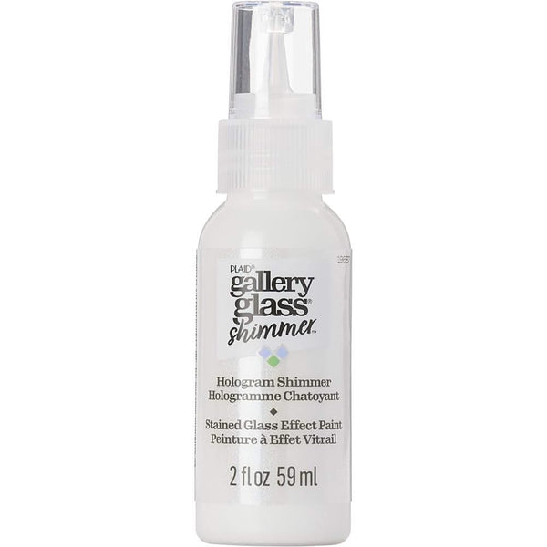 FolkArt Gallery Glass Paint 2oz - Shimmer Hologram