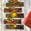 Sizzix Thinlits Die Set By Tim Holtz 5/Pkg - Leaf Fragments