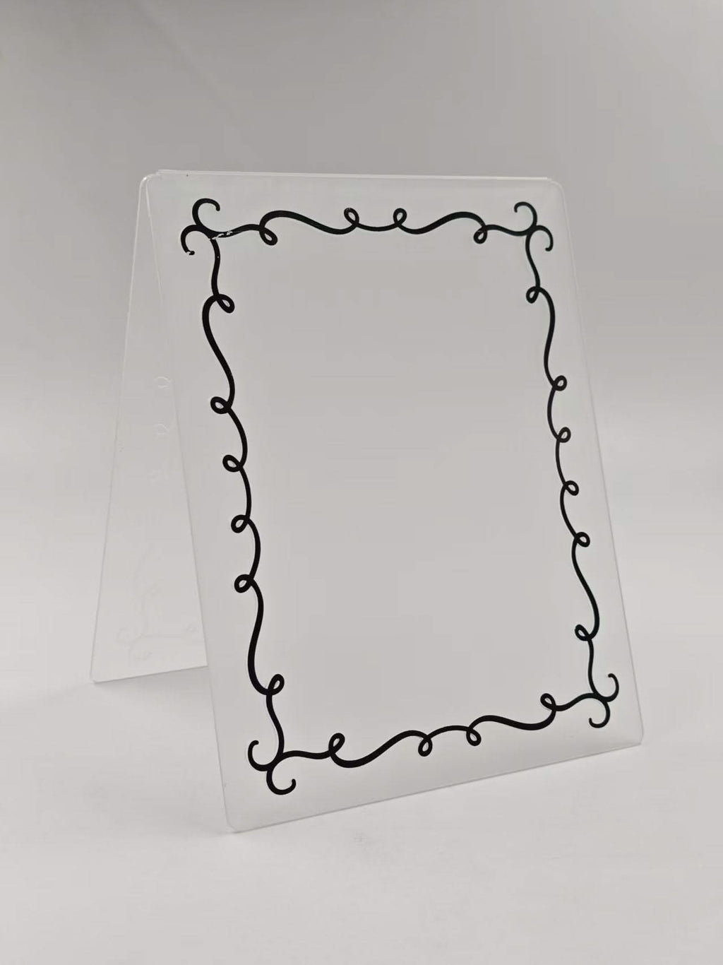 Poppy Crafts Embossing Folder #371 - Swirly Frame – CraftOnline