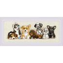 RIOLIS Counted Cross Stitch Kit 15.75"X6" Puppies
