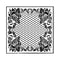 Poppy Crafts Embossing Folder #224 - 6"x6" - Netted Flowers