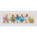 RIOLIS Counted Cross Stitch Kit 9.5"X3.25" Cluck Cluck