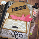 Elizabeth Craft Designs - Grunge Hello You Die Metal Die Set