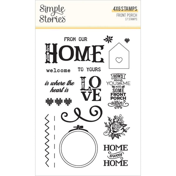 Simple Stories Front Porch Stamps Photopolymer*