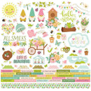 Simple Stories Tea Garden Cardstock Stickers Tea Garden