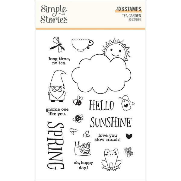 Simple Stories Tea Garden Stamps Photopolymer