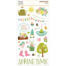 Simple Stories Tea Garden Chipboard Stickers 6"X12"