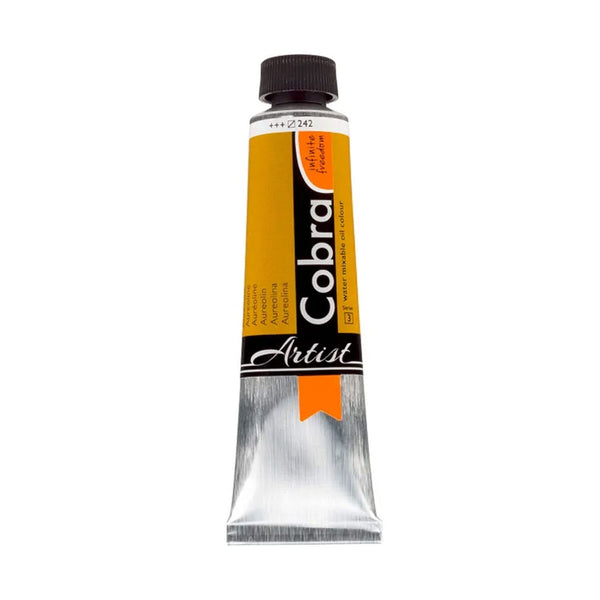 Cobra Artist Water Mixable Oil Colour - 242 - Aureoline 40ml