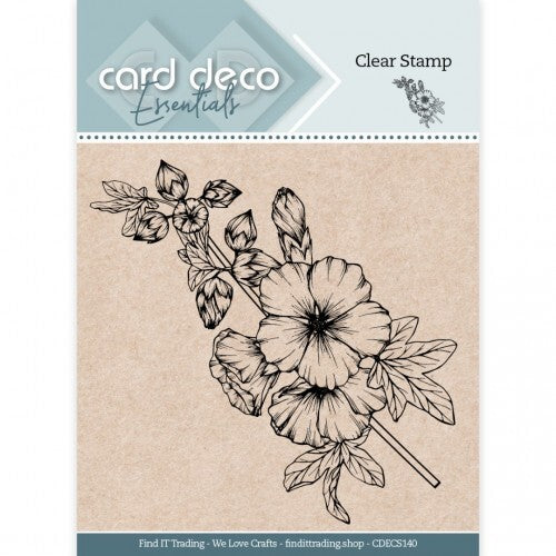 Find It Trading Precious Marieke Clear Stamps Hollyhock*