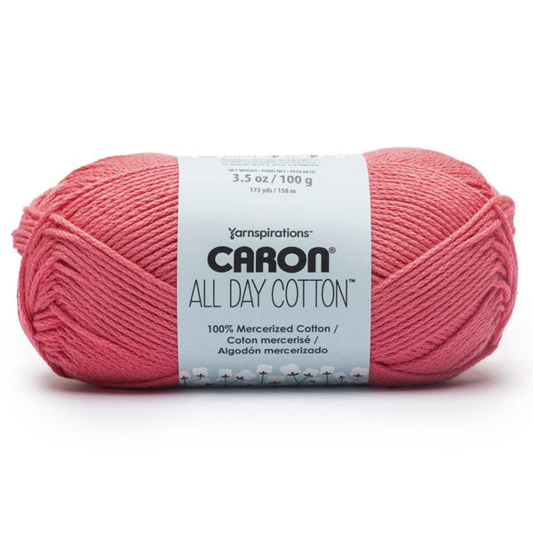 Caron All Day Cotton Yarn – Cherry Red