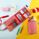 Universal Crafts Yarn & Crochet Kit - Red Gingham