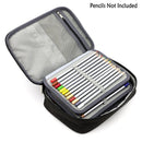 Poppy Crafts Pencil Case 72 Slots - Black