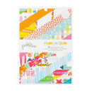 Pebbles Double-Sided Paper Pad w/Holographic Foil 6"x 8" 48/Pkg - Fun In The Sun*