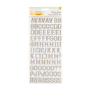 Pink Paislee Joyful Notes Thickers Stickers w/Gold Foil 182/Pkg - Alpha*