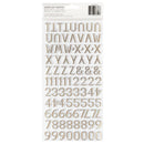 Pink Paislee Joyful Notes Thickers Stickers w/Gold Foil 182/Pkg - Alpha*