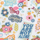 Pink Paislee Joyful Notes Cardstock Stickers w/Gold Foil 80/Pkg*