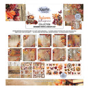 Autumn-themed paper and die-cut set with '3Quarter Designs' branding.