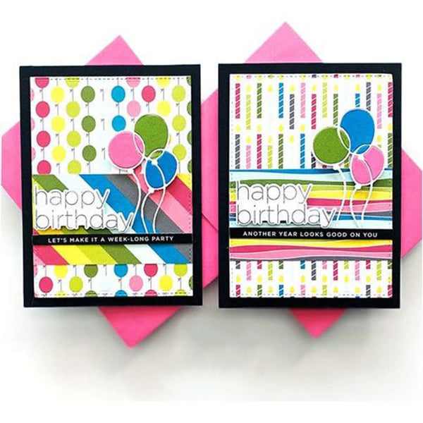 Poppy Crafts Cutting Dies #1021 - Balloon Bunch #3