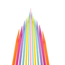 Poppy Crafts Plastic Knitting Needle Set - Colourful