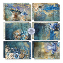 3 Quarter Designs 6"x 4" Card Making Pack - Grunged Baroque